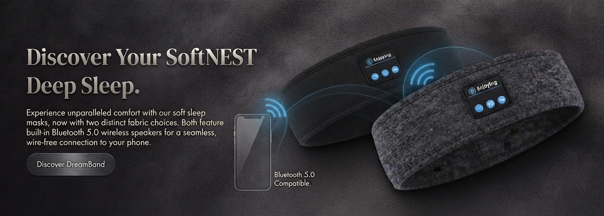SoftNEST DreamBand landing page hero banner